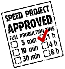 Speed project approved: 1 hour