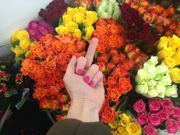 .. for overpriced roses